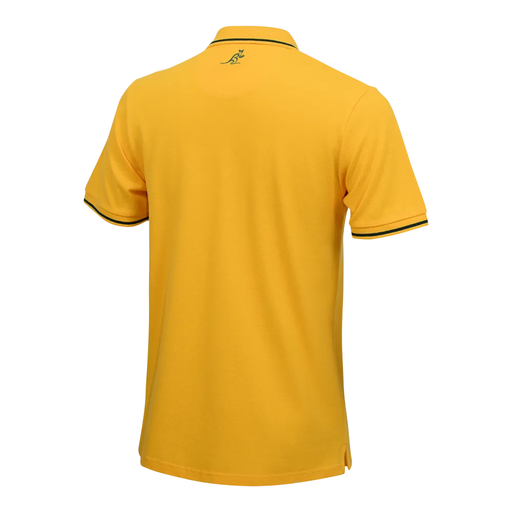 Wallabies Gold Pique Polo