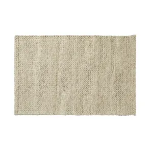 Walton & Co 80cm x 130cm Natural Plait Wool Rug