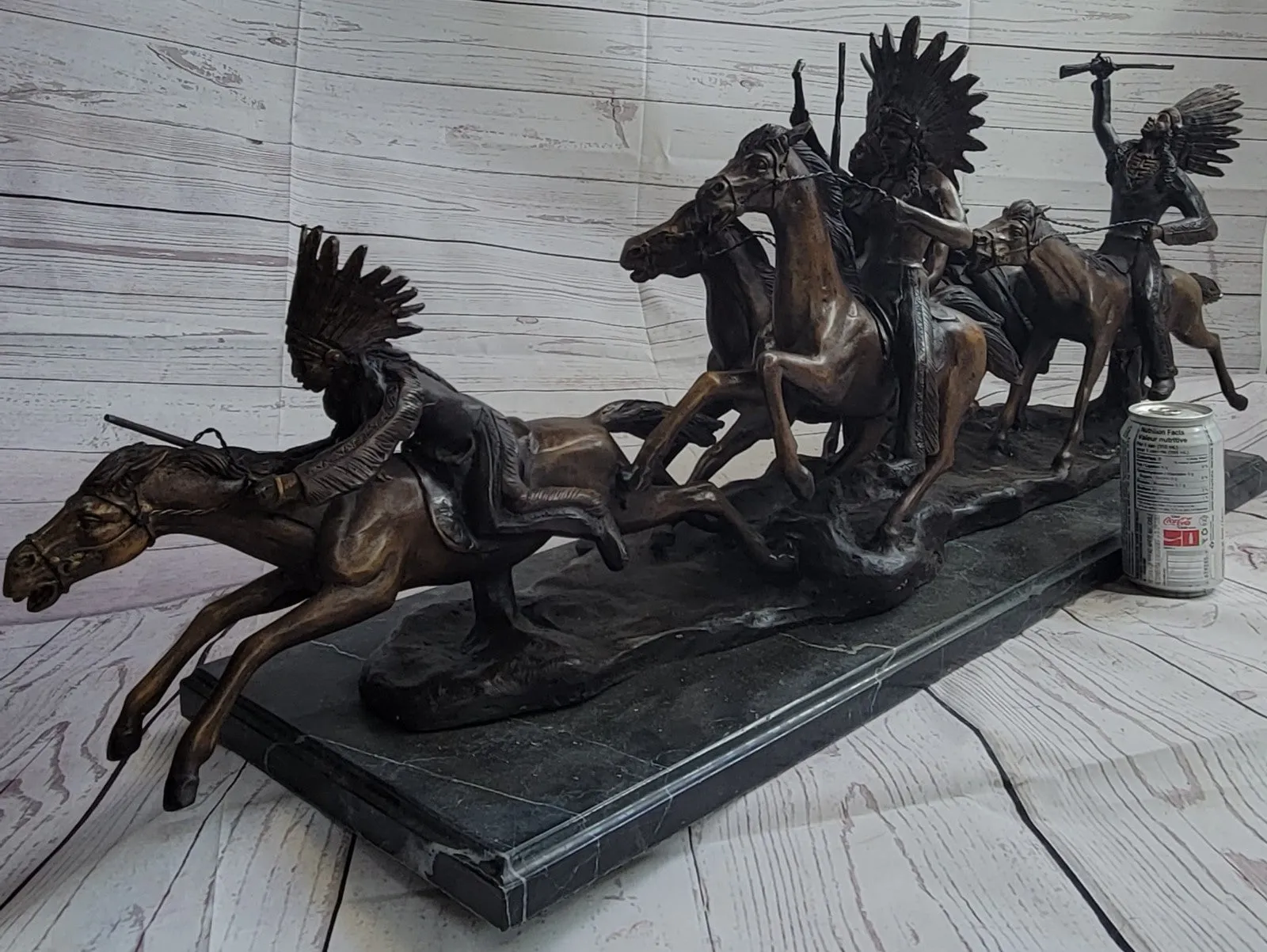 War Party A tribute to Carl Kauba Bronze Sculpture Massive Hot Cast Masterpiece