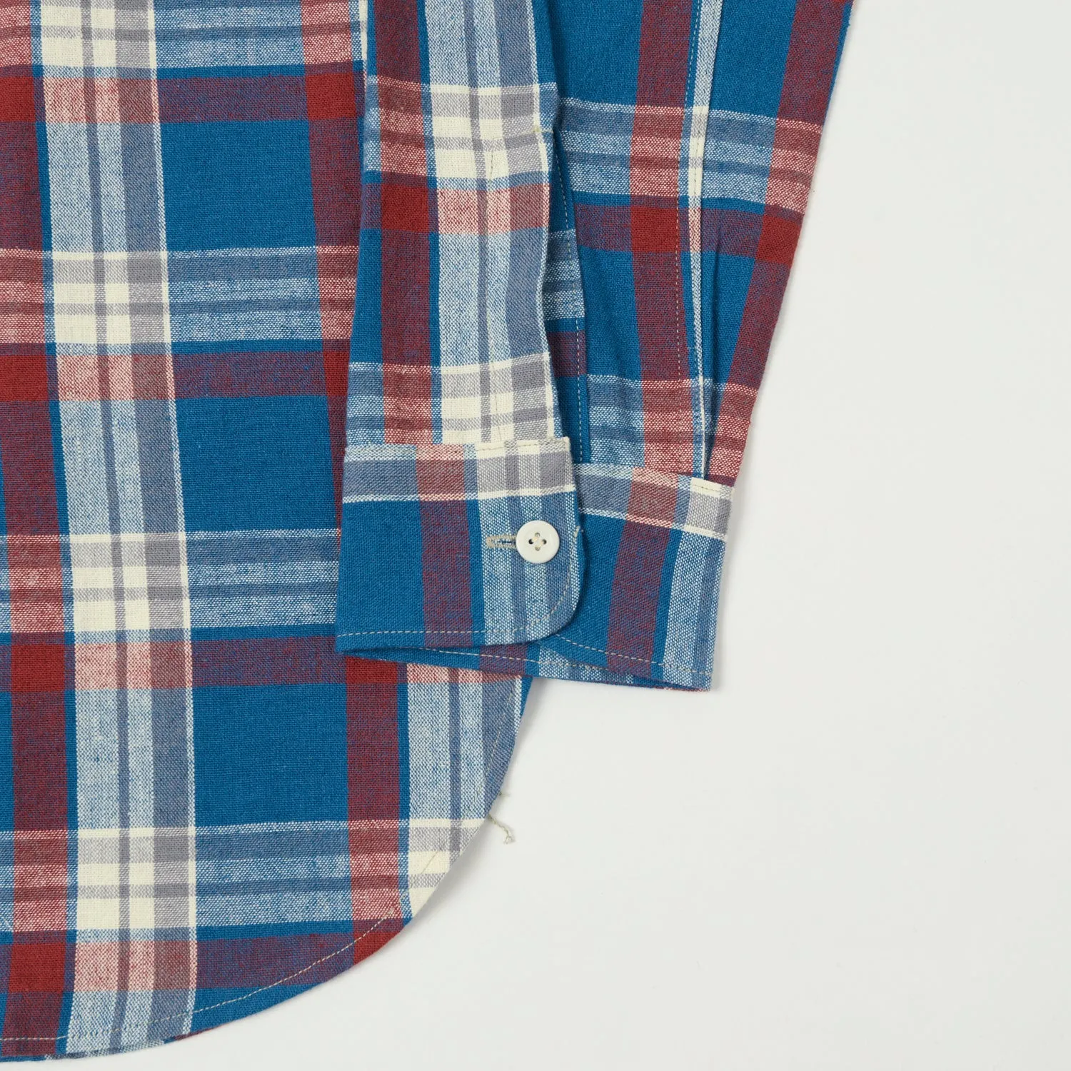 Warehouse & Co 3055 'B Pattern' Check Work Shirt - Blue