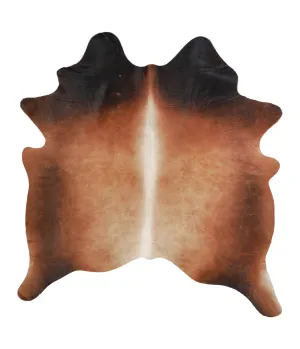 Warm Caramel Large Brazilian Cowhide Rug 6'1"H x 5'7"W #A21484 by Hudson Hides