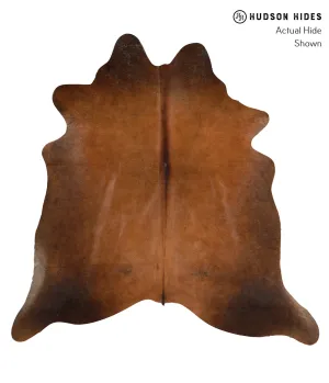 Warm Caramel Large Brazilian Cowhide Rug 6'1"H x 6'0"W #85396 by Hudson Hides