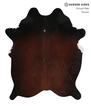 Warm Caramel Large Brazilian Cowhide Rug 6'3"H x 5'5"W #86384 by Hudson Hides