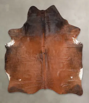 Warm Caramel X-Large Brazilian Cowhide Rug 6'11"H x 5'10"W #A24117 by Hudson Hides