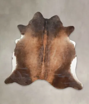 Warm Caramel X-Large Brazilian Cowhide Rug 6'11"H x 6'11"W #A24932 by Hudson Hides