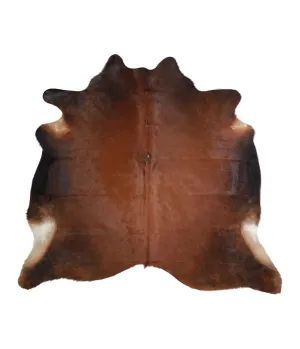 Warm Caramel X-Large Brazilian Cowhide Rug 6'2"H x 6'8"W #A21623 by Hudson Hides