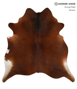 Warm Caramel X-Large Brazilian Cowhide Rug 6'6"H x 6'3"W #83146 by Hudson Hides