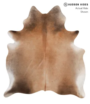 Warm Caramel X-Large Brazilian Cowhide Rug 6'9"H x 5'11"W #85932 by Hudson Hides