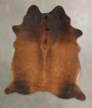 Warm Caramel X-Large Brazilian Cowhide Rug 7'1"H x 5'11"W #B3639 by Hudson Hides