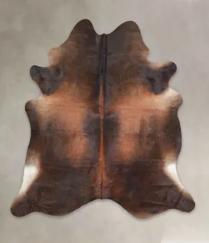 Warm Caramel X-Large Brazilian Cowhide Rug 7'1"H x 6'6"W #A24097 by Hudson Hides