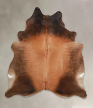 Warm Caramel X-Large Brazilian Cowhide Rug 7'2"H x 6'4"W #A24520 by Hudson Hides