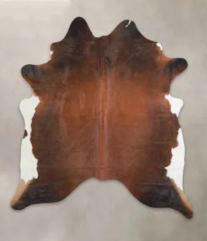 Warm Caramel X-Large Brazilian Cowhide Rug 7'4"H x 6'7"W #A23675 by Hudson Hides