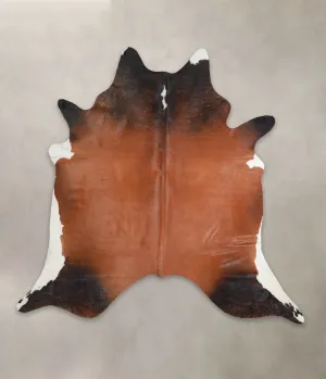 Warm Caramel XX-Large Brazilian Cowhide Rug 7'3"H x 7'5"W #A23370 by Hudson Hides