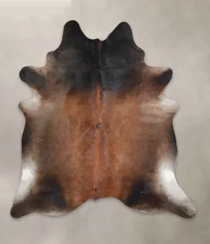 Warm Caramel XX-Large Brazilian Cowhide Rug 7'9"H x 7'2"W #A23669 by Hudson Hides