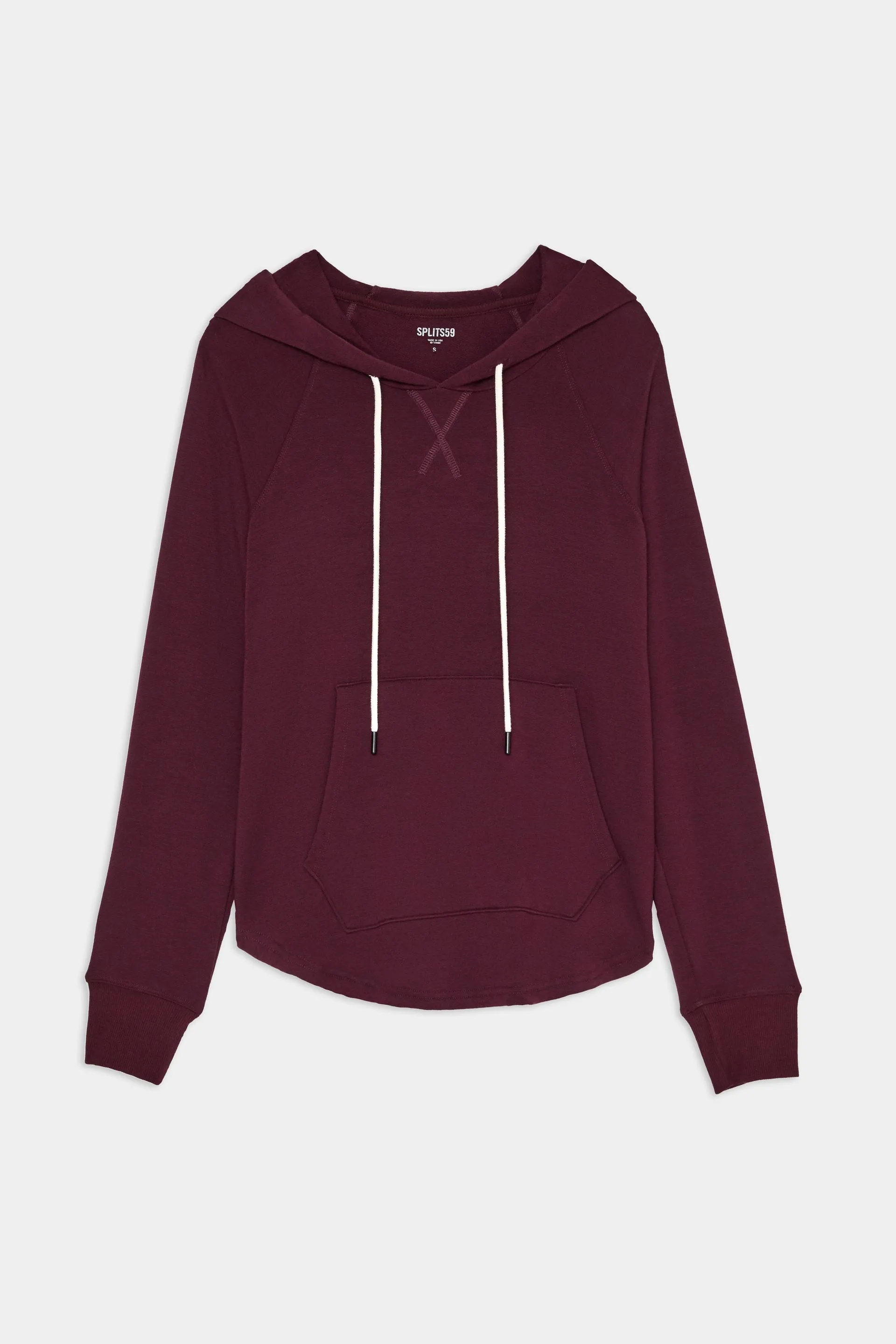 Warmup Fleece Hoodie, Prune