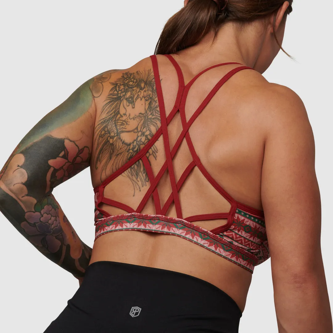 Warrior Sports Bra (Christmas Sweater)