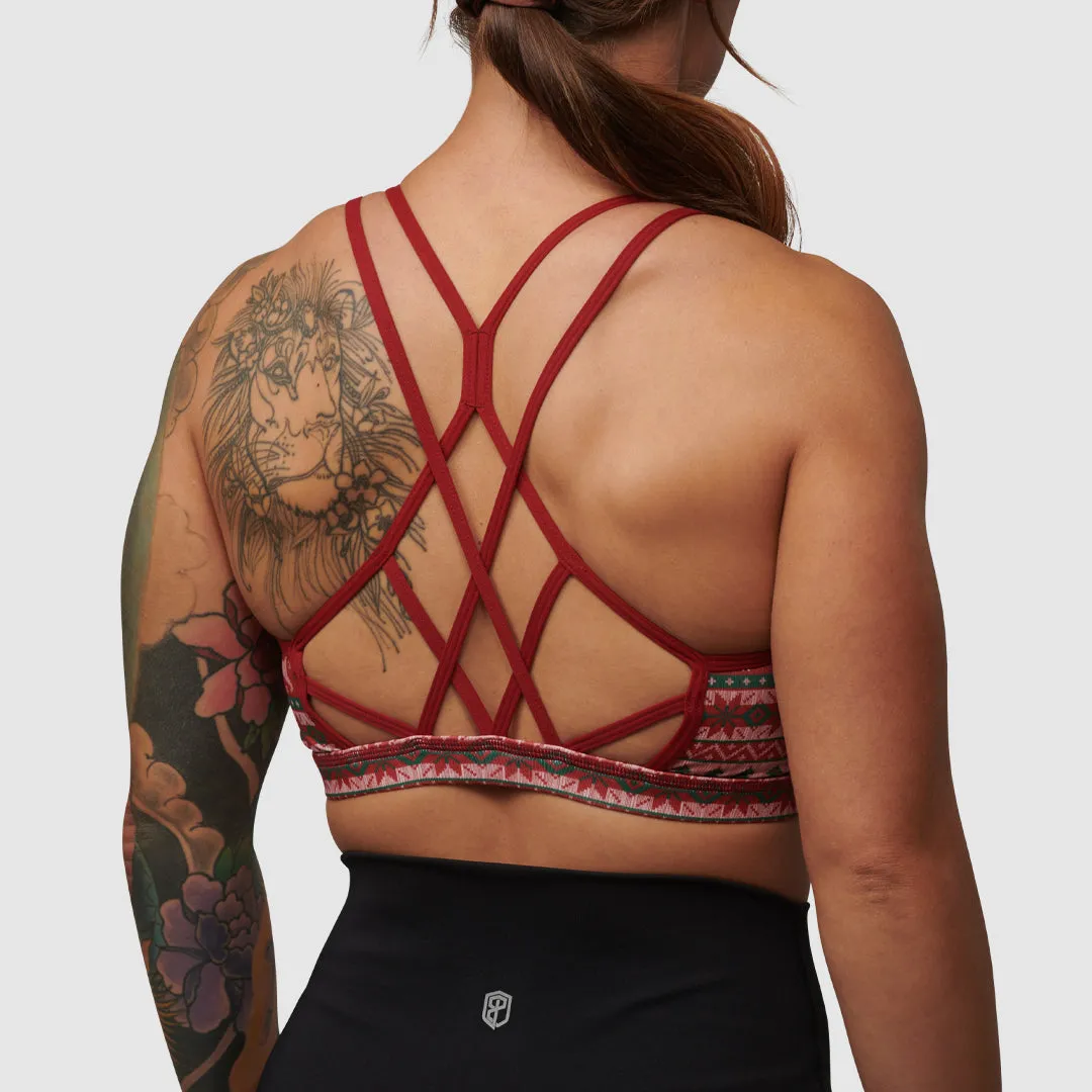 Warrior Sports Bra (Christmas Sweater)