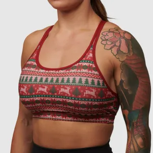 Warrior Sports Bra (Christmas Sweater)