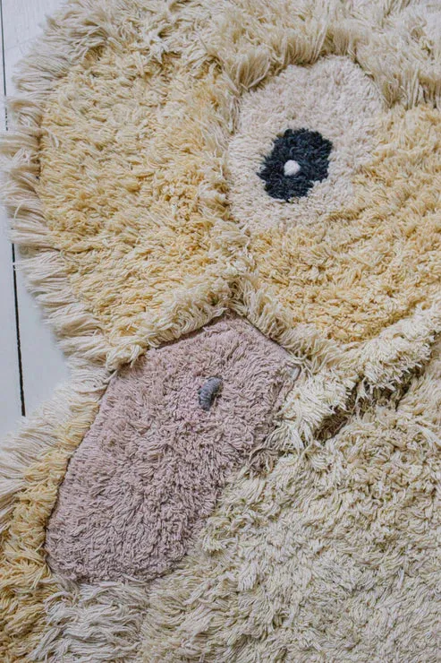 Washable Animal Cotton Rug Duck