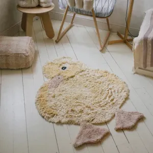 Washable Animal Cotton Rug Duck