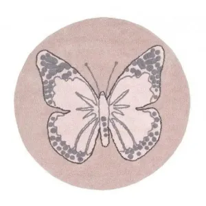 Washable cotton rug "butterfly"