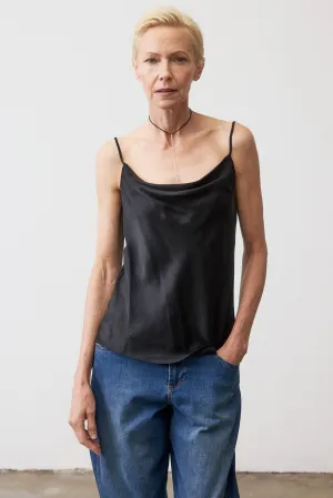 Washable Silk Cowl Neck Cami