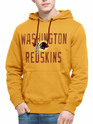 Washington Redskins 47 Brand Gold Cross-Check Pullover Hoodie Sweatshirt