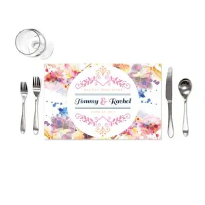 Watercolor Floral Placemats