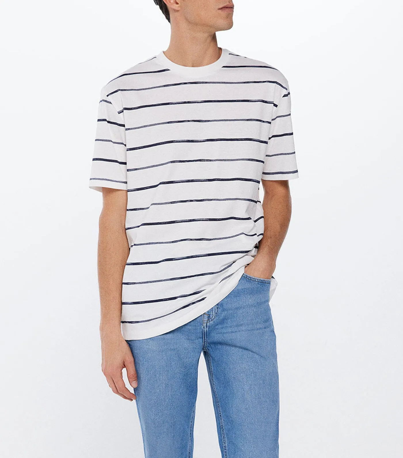 Watercolor Striped T-Shirt