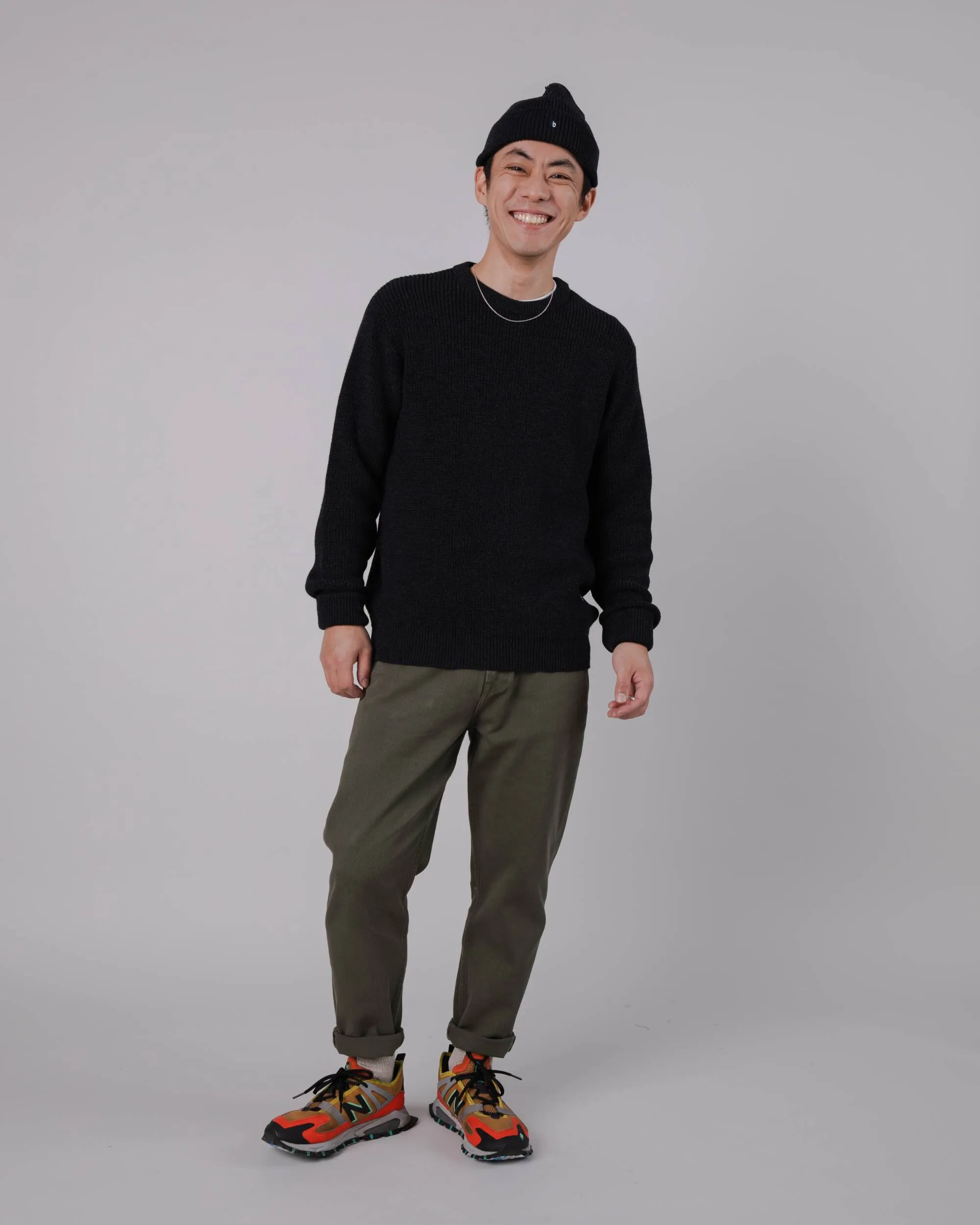 Waterfront Wool Sweater Black