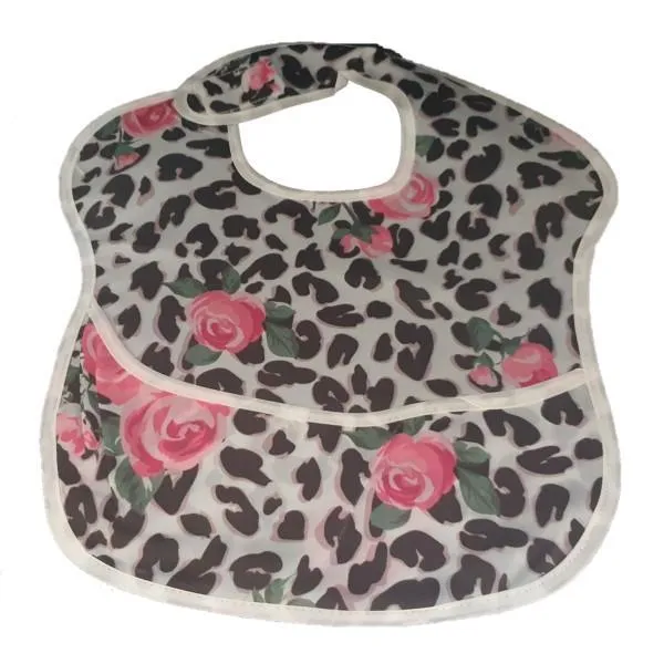 Waterproof Baby Bib with Crumb Catcher - Assorted Designs