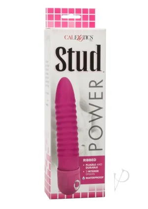 Waterproof Power Stud Ribbed Pink