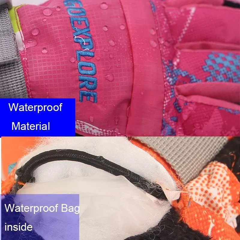 Waterproof Touchscreen Ski Gloves