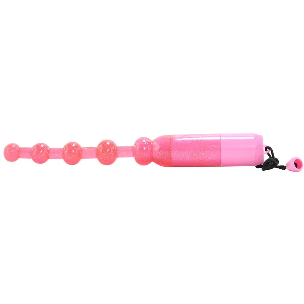 Waterproof Vibrating Pleasure Beads in Pink