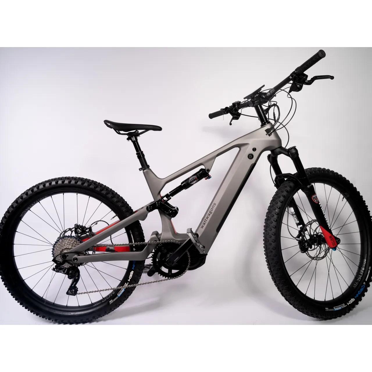 Watt Wagons Hydra 48V/17Ah 880W Dual-Suspension Electric Mountain Bike