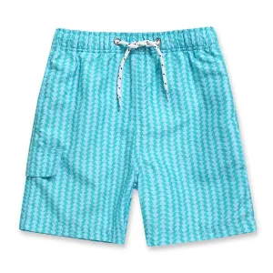 Wave Mint Swim Trunk