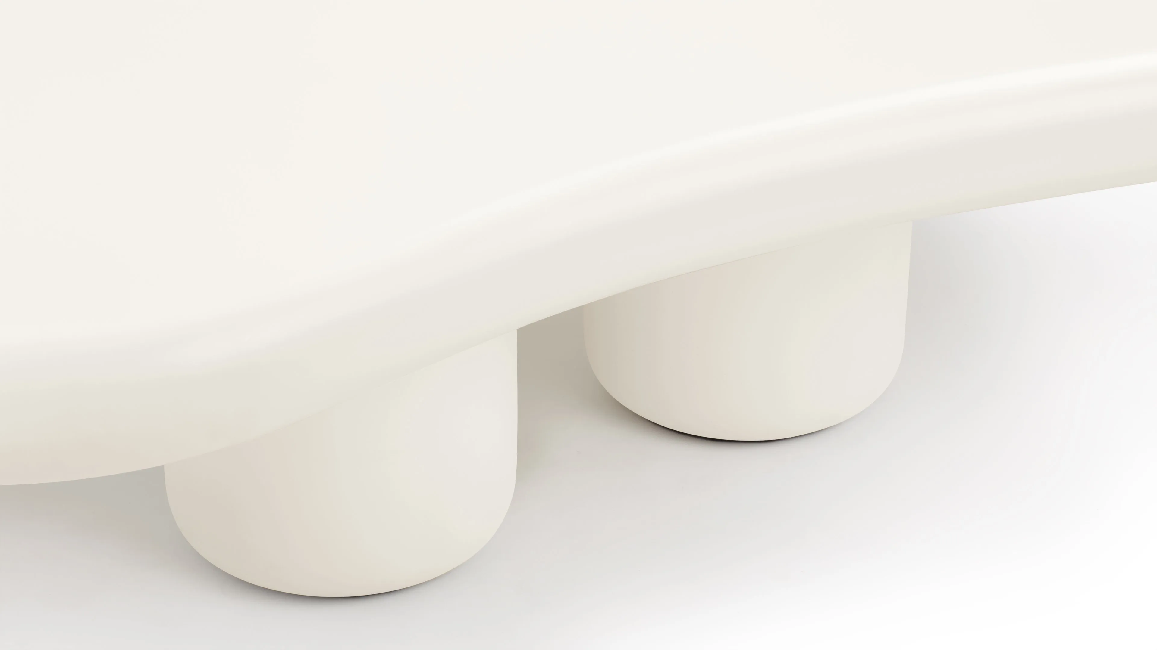 Wave - Wave Coffee Table, Ivory