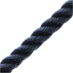 Waveline 3 Strand Polyester Rope 8mm Navy - 200m