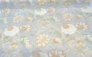 Waverly Hazel Endive Floral Upholstery Drapery Fabric By the Yard