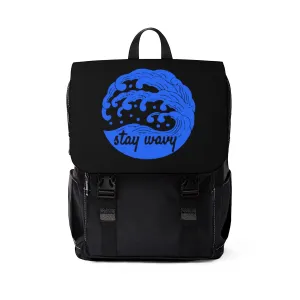 Wavy Shoulder Backpack