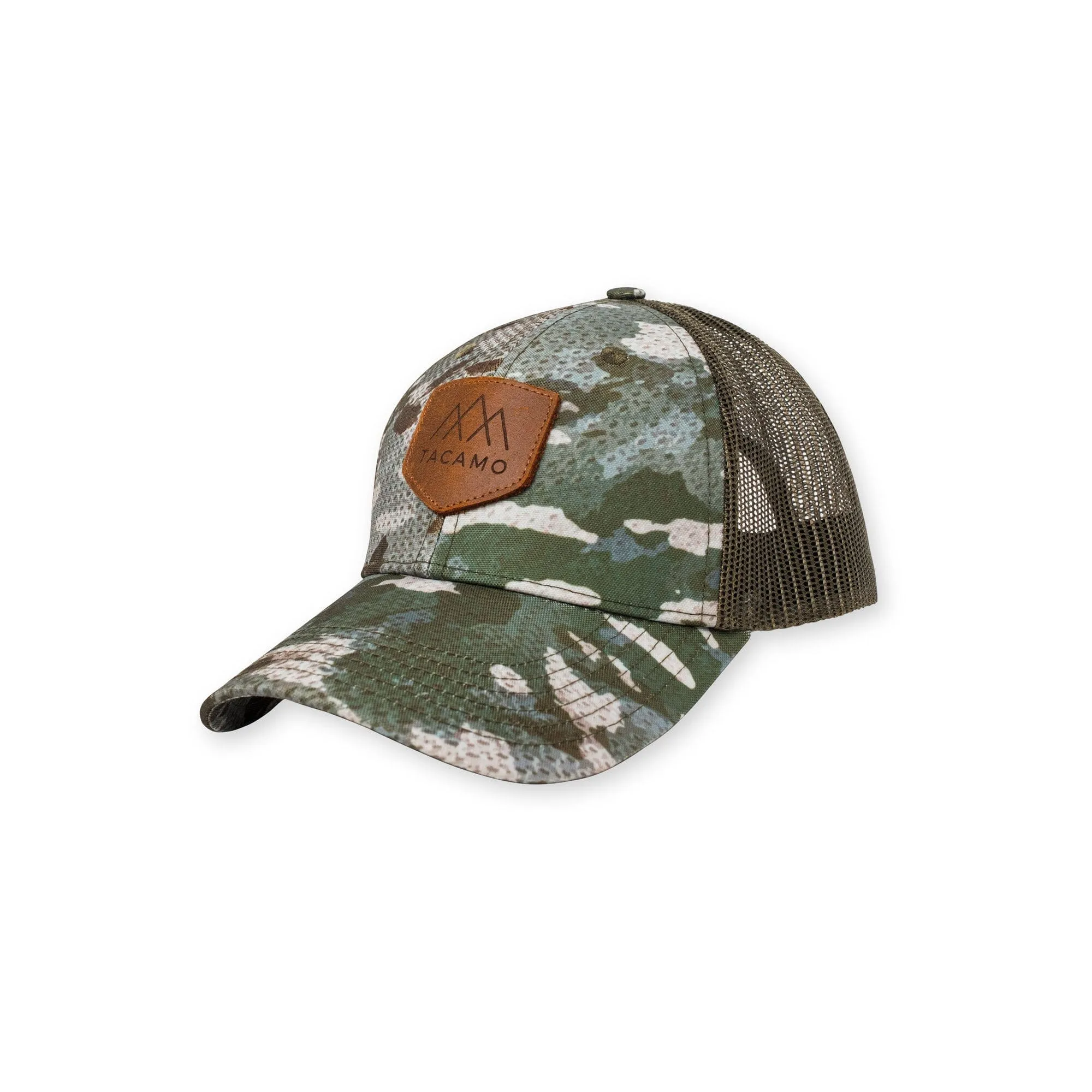 Waxed Camo Trucker Hat