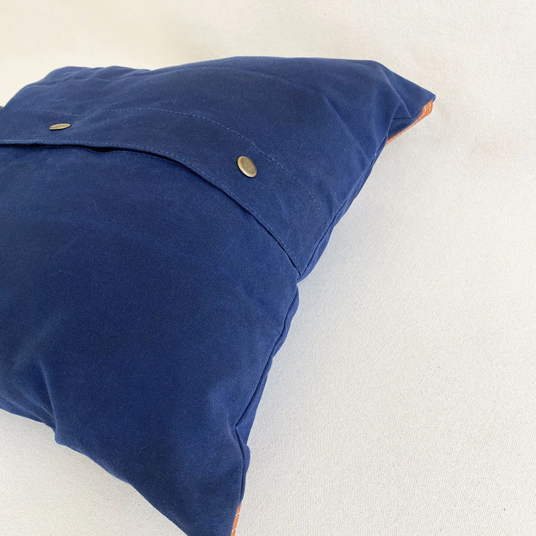 Waxed Canvas Pillow #111