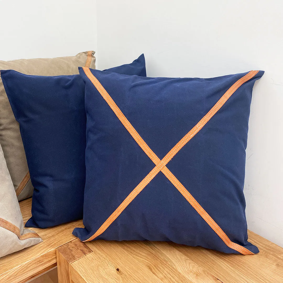 Waxed Canvas Pillow #111