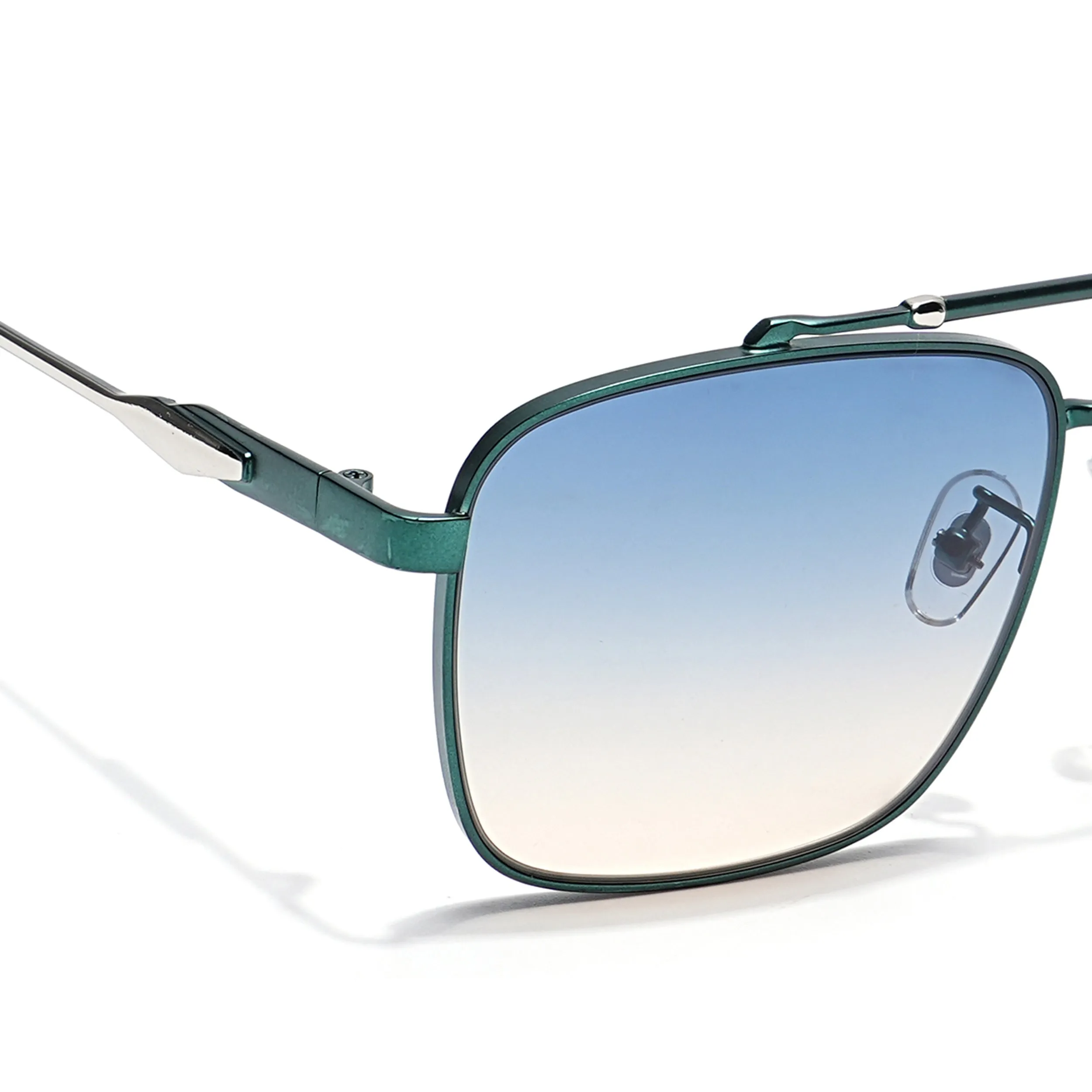 Wayfarer Sunglasses (Green & Brown Lens | Green Frame - MG6041)