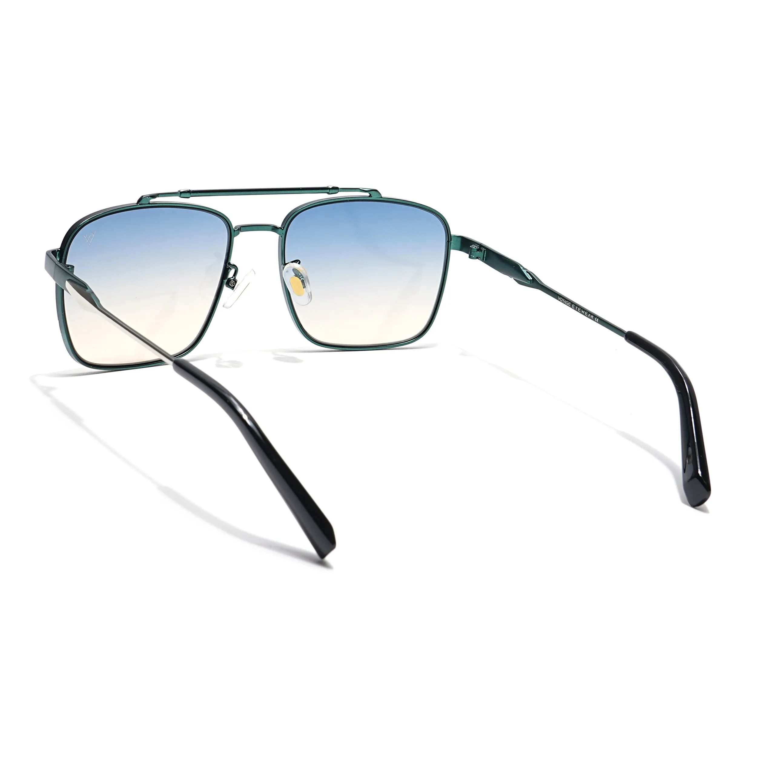 Wayfarer Sunglasses (Green & Brown Lens | Green Frame - MG6041)