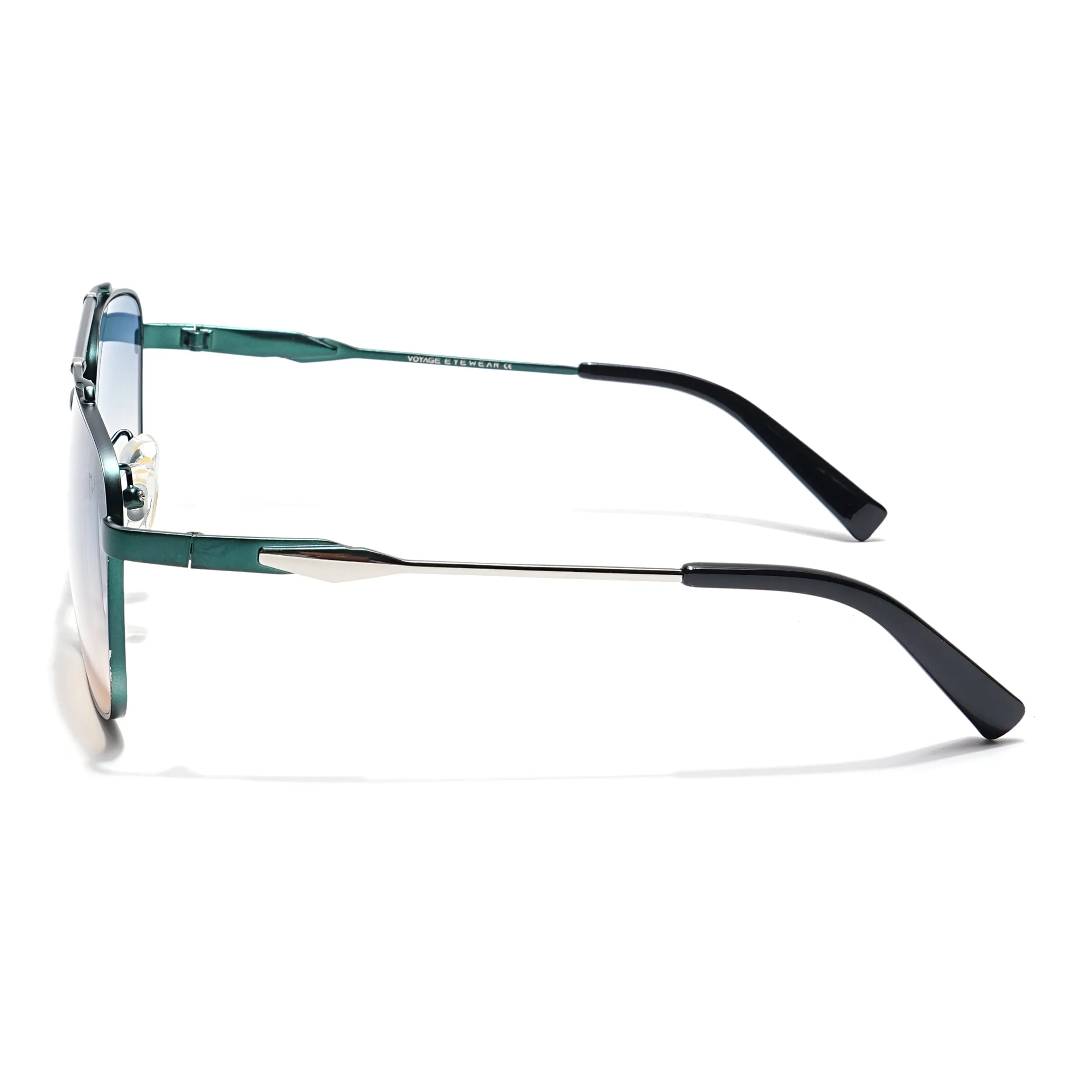 Wayfarer Sunglasses (Green & Brown Lens | Green Frame - MG6041)