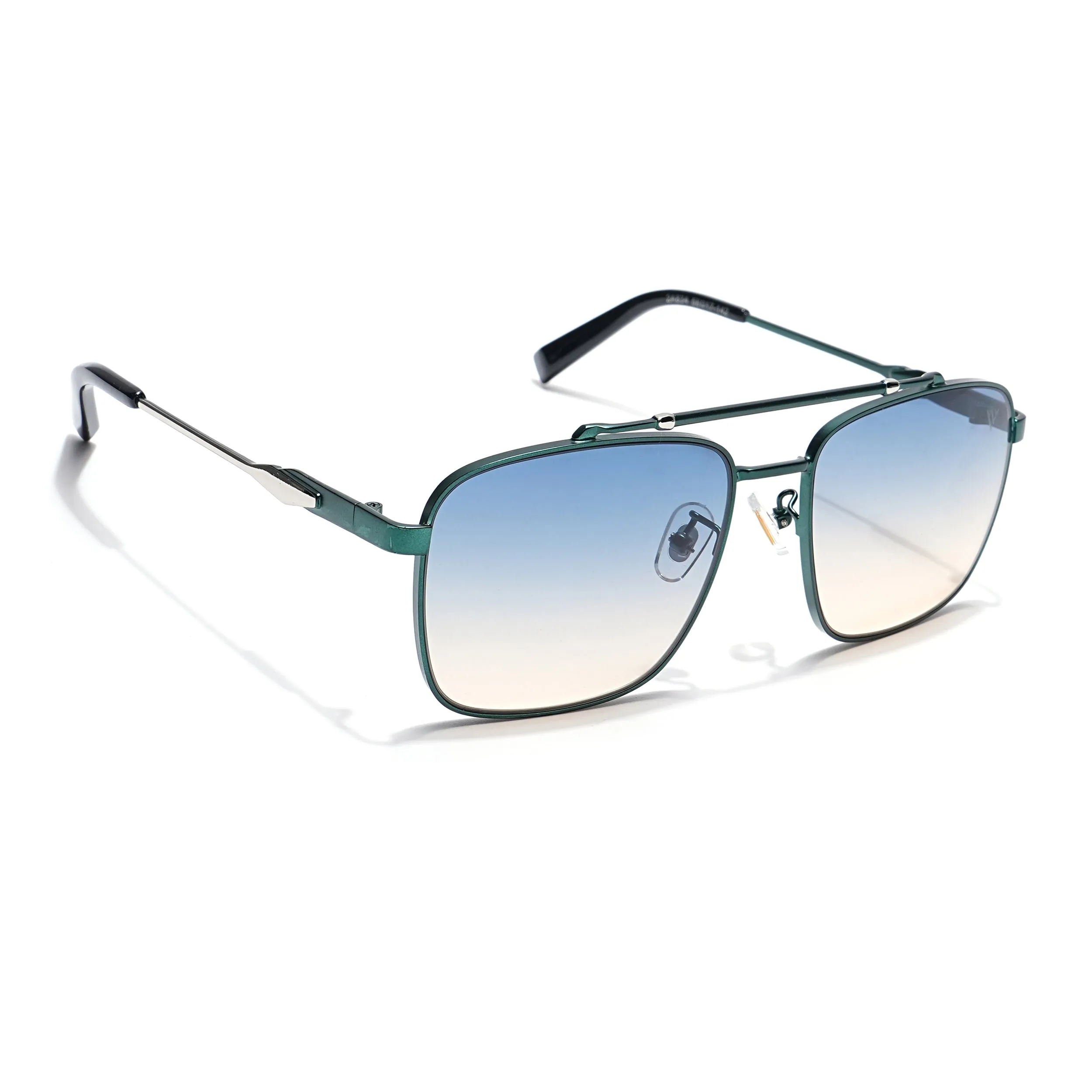 Wayfarer Sunglasses (Green & Brown Lens | Green Frame - MG6041)