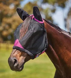 WeatherBeeta ComFITec Deluxe Durable Mesh Fly Mask with Ears