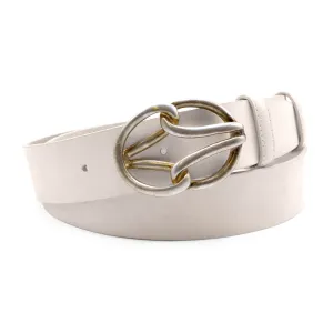 Weathered Ivory Tubular Reef Knot Grant Belt