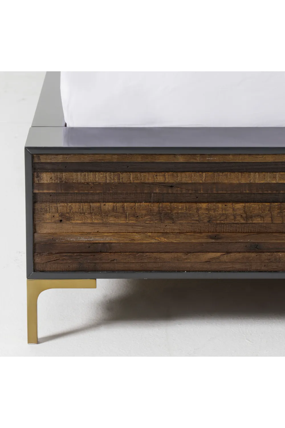 Weathered Peroba King Bed | Andrew Martin Zuma